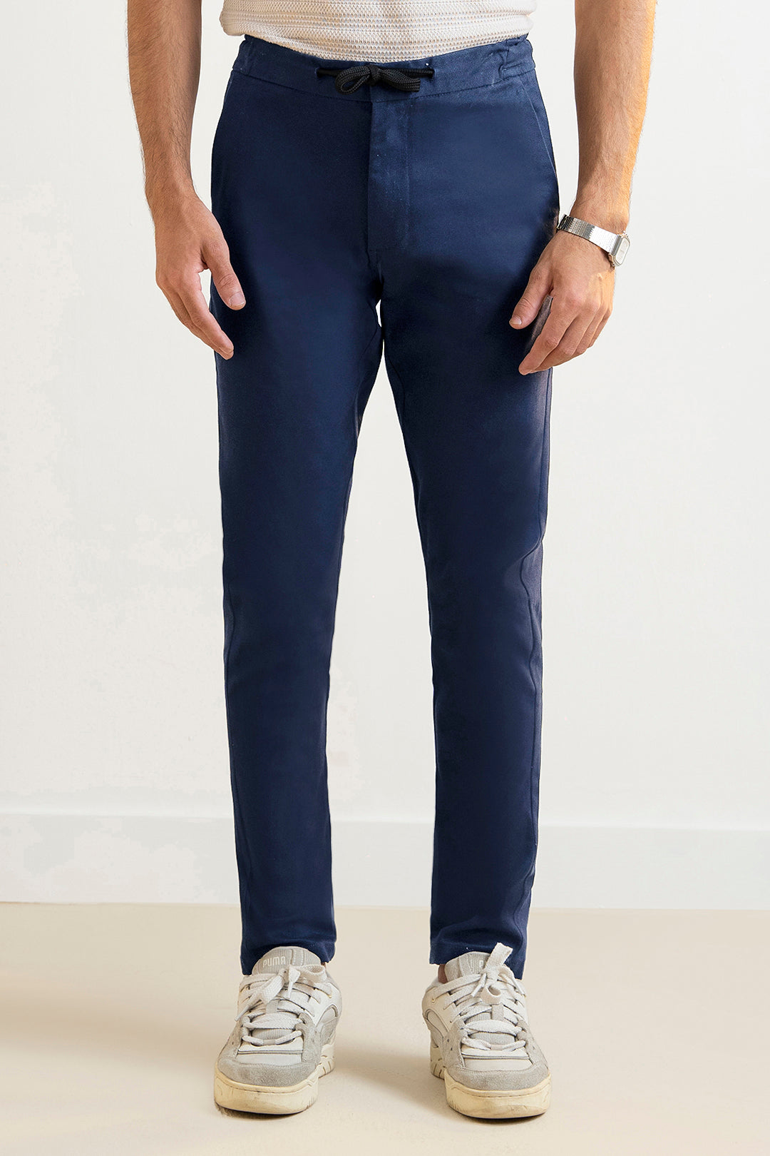 All Day Satin Pant Navy
