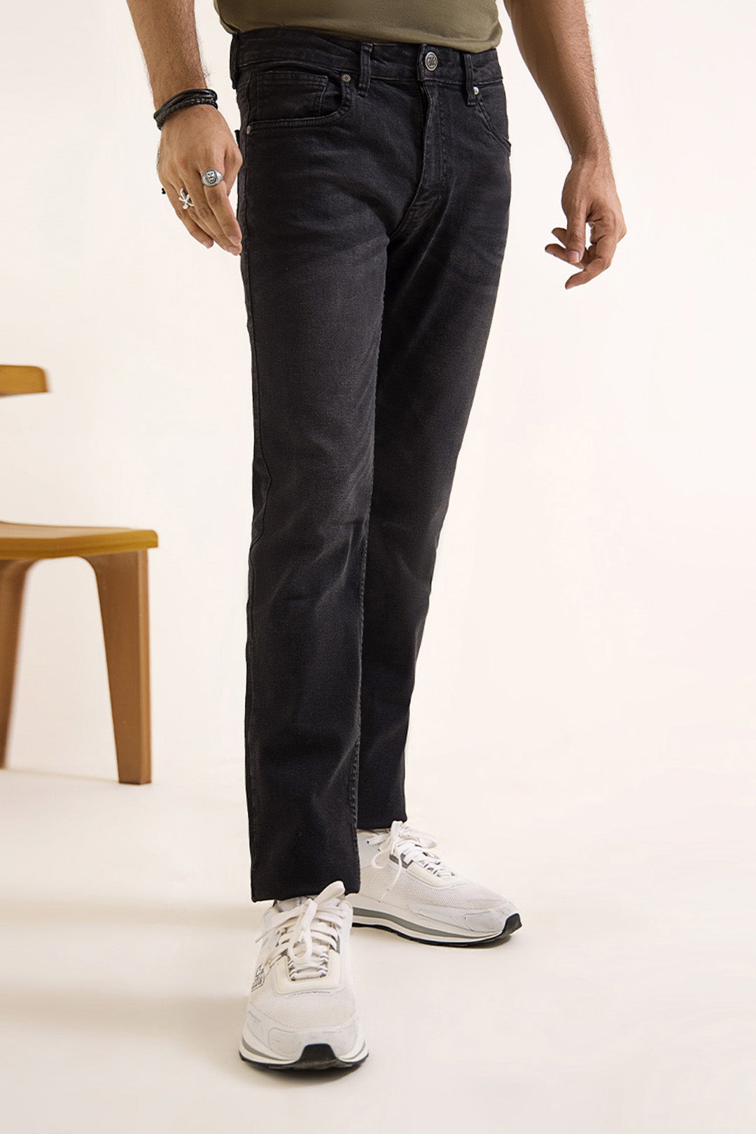 Black Jeans Next Straight Jeans Mens Signature Denim 1038