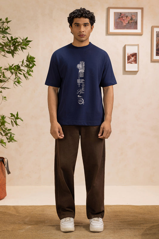 Oversized Graphic T-Shirt - D021