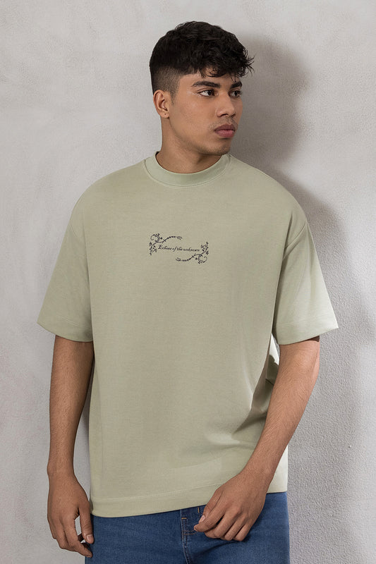 Oversized Graphic T-Shirt - D025