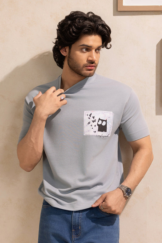 Oversized Graphic T-Shirt - D028