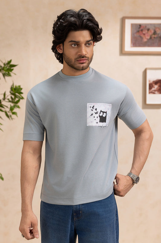 Oversized Graphic T-Shirt - D028