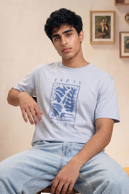 Oversized Graphic T-Shirt - D057