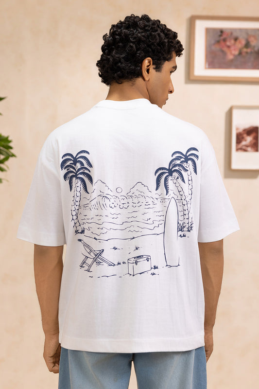 Oversized Graphic T-Shirt - D060