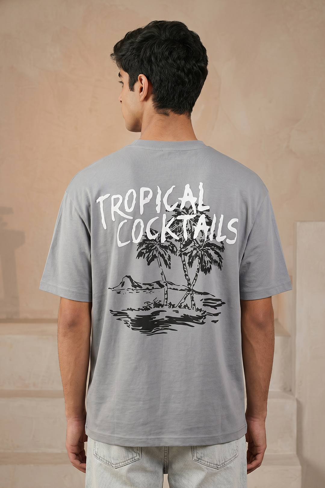 Oversized Graphic T-Shirt - D062