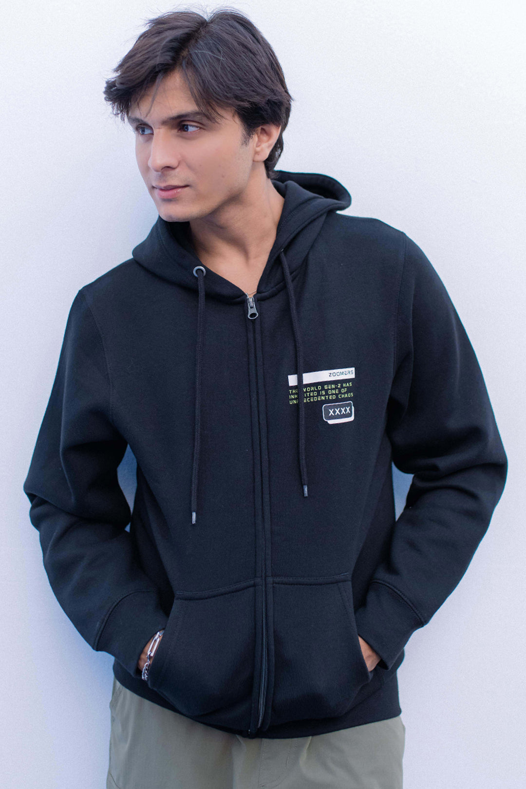 Men Outerwear Fleece Hoodies