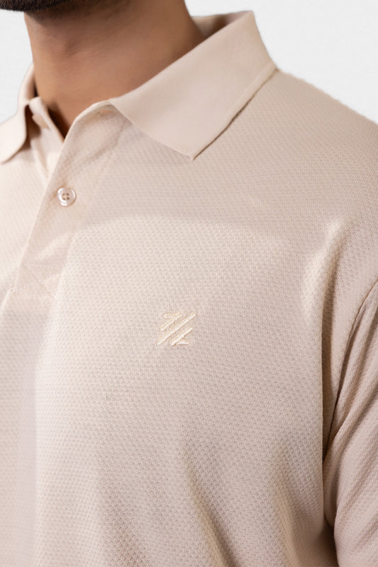 Herringbone Textured Polo - 5001