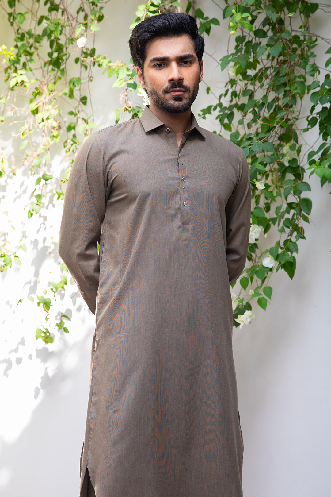Edge Republic Mens RTW Shalwar Kameez Wash N wear Sea Green Premium  - Festive Collection main image 1