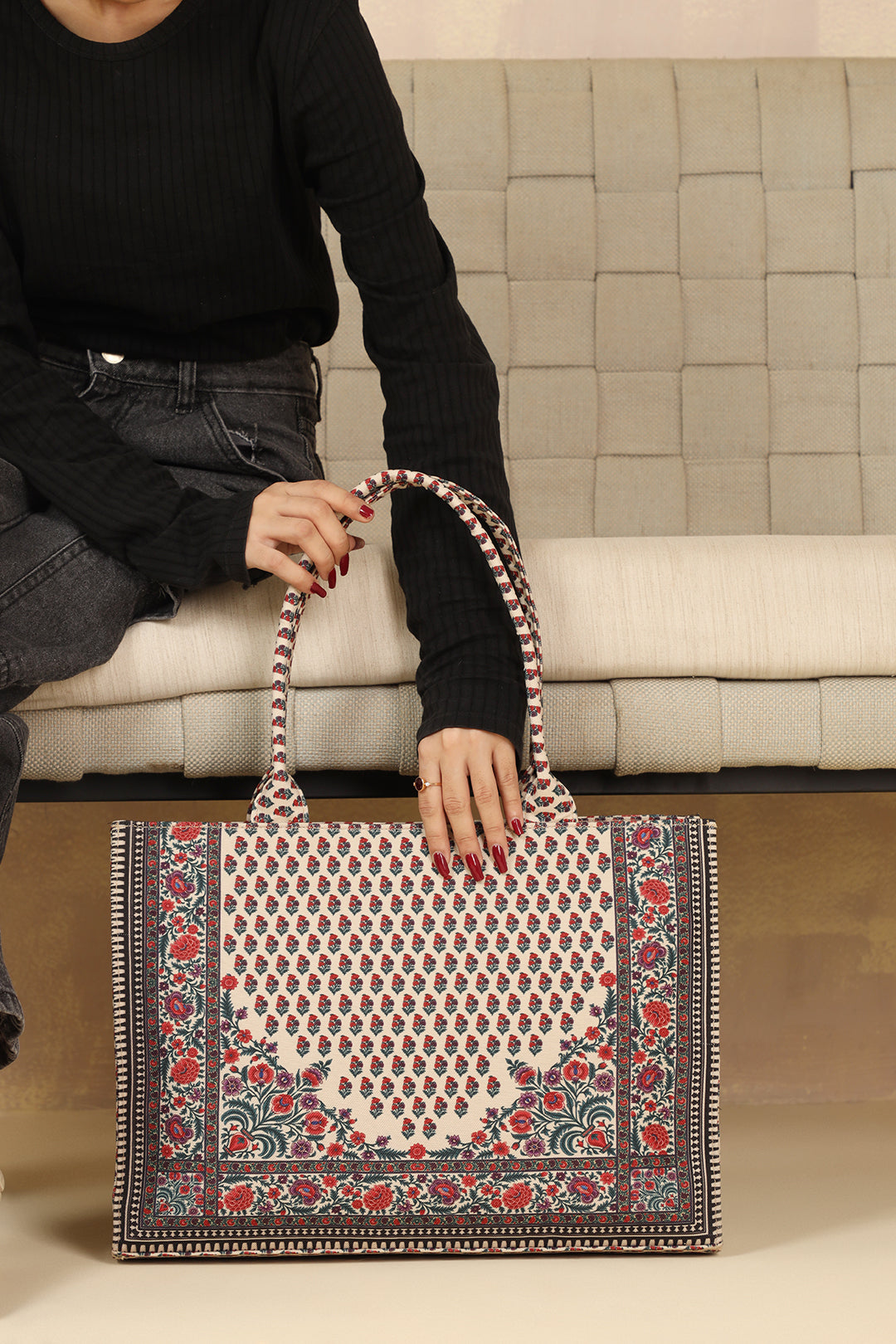 Canvas Bags Canvas Womens Bags Zellbury - Main Image