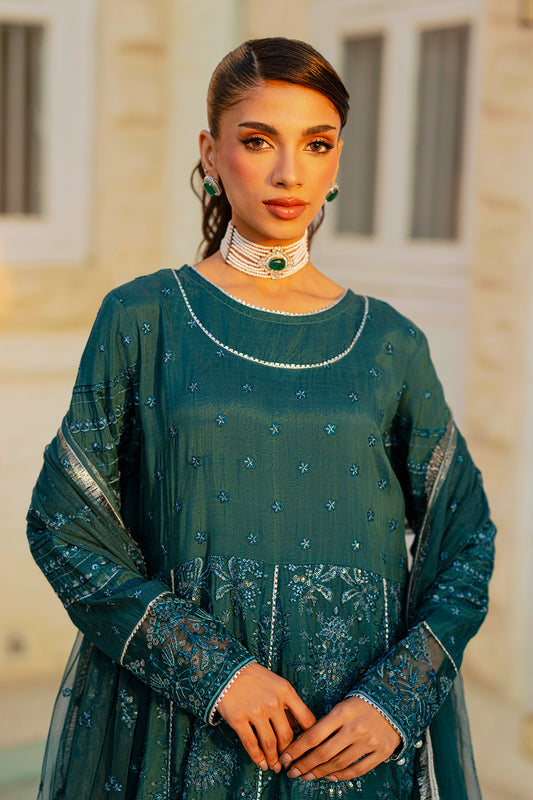 Embroidered Kurta Dupatta Trouser - 0738