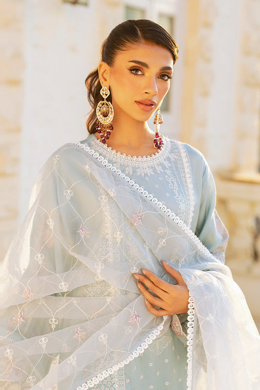 Embroidered Kurta Dupatta Trouser - 0739