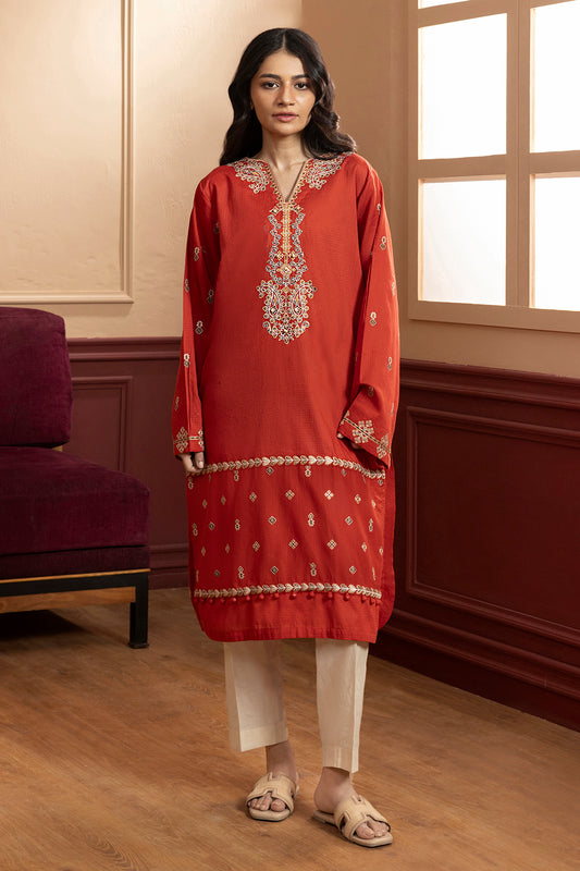 Embroidered Kurta - 2623