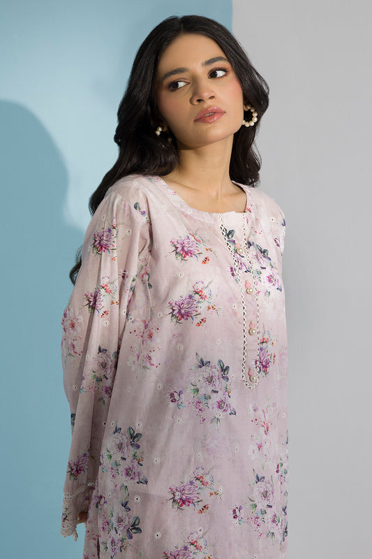 Embroidered Kurta Trouser - 2594