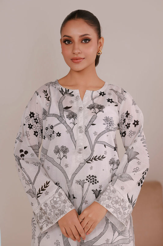 Embroidered Kurta Trouser - 2628