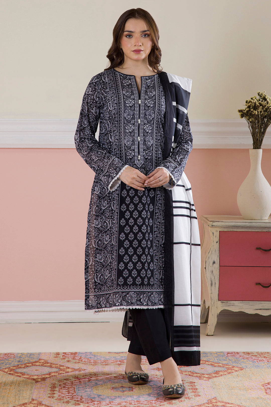 Kurta Dupatta Trouser - 2249 – ZELLBURY