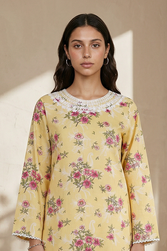 Embroidered Kurta - 2271