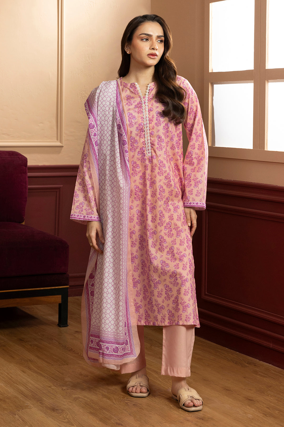 Kurta Dupatta Trouser - 2172 – ZELLBURY