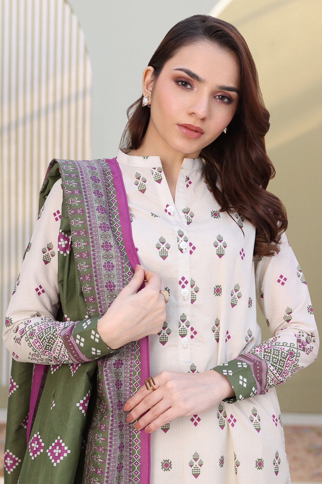 Rs 2200 Ethnic shirt duppata 2pc main image 1