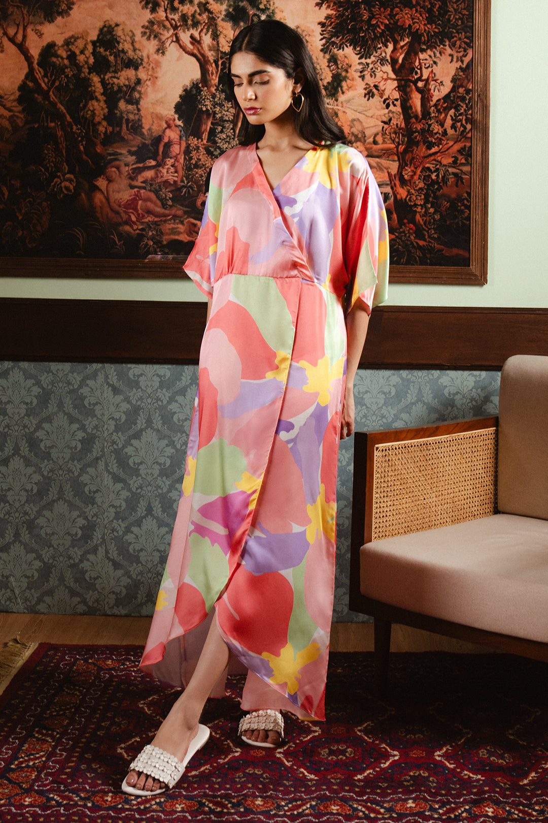 Red Raw Silk Tunics Women Western Red Raw Silk Tunics Women Western