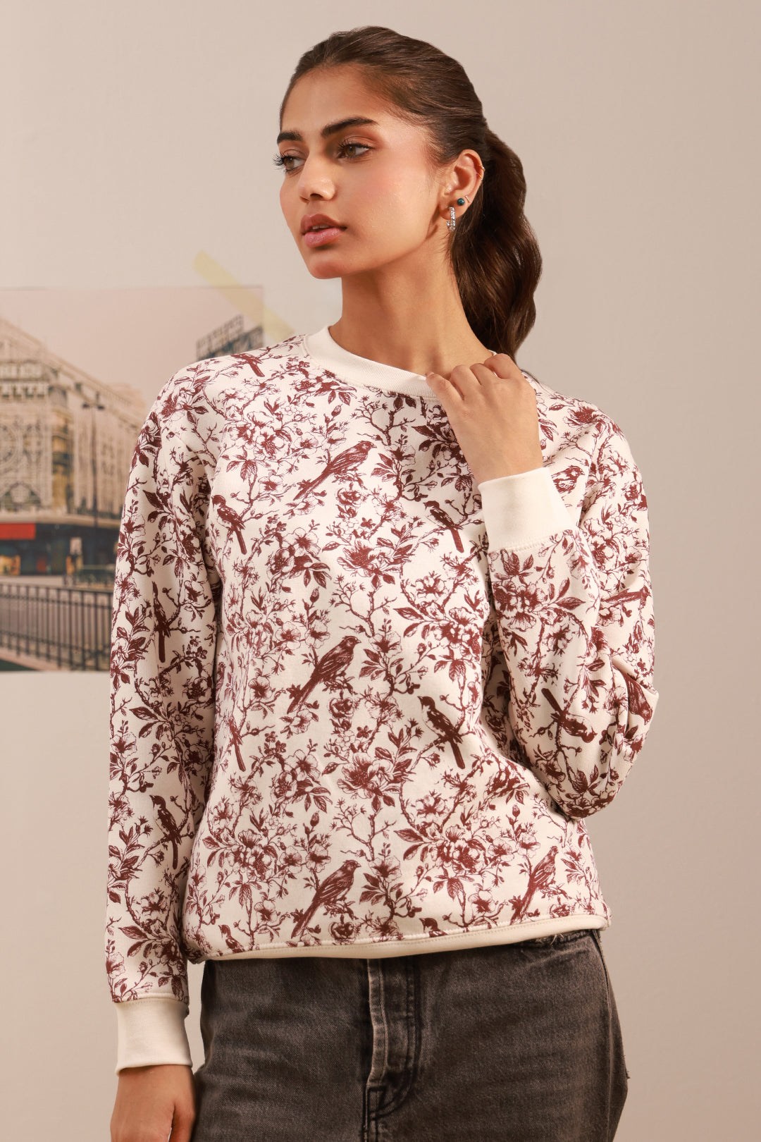 Graphic Sweat Shirt 4008