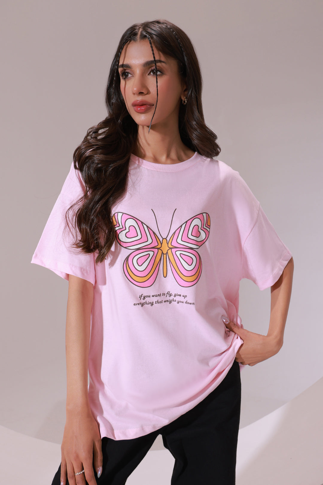 Pink PC T-Shirt Women Western
