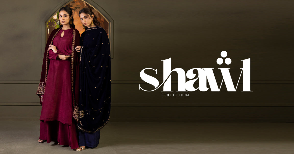Shawls Collection Shawls for Women | Buy Shawls this Winter Season by Zellbury – ZELLBURY