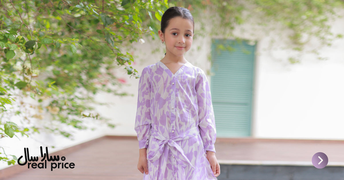 Explore Zellbury's charming collection of girls' pret wear, featuring vibrant colors and playful designs. Find the perfect outfit for your little one today!
