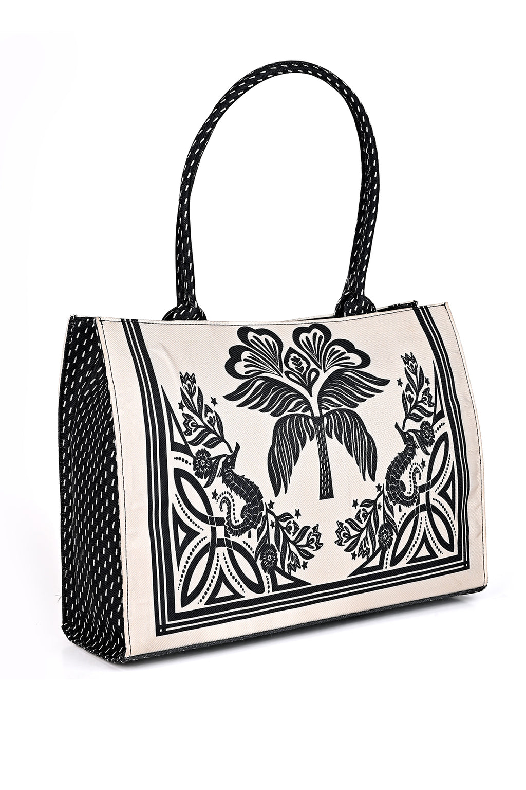 Canvas Bag - E713|BLACK & WHITE