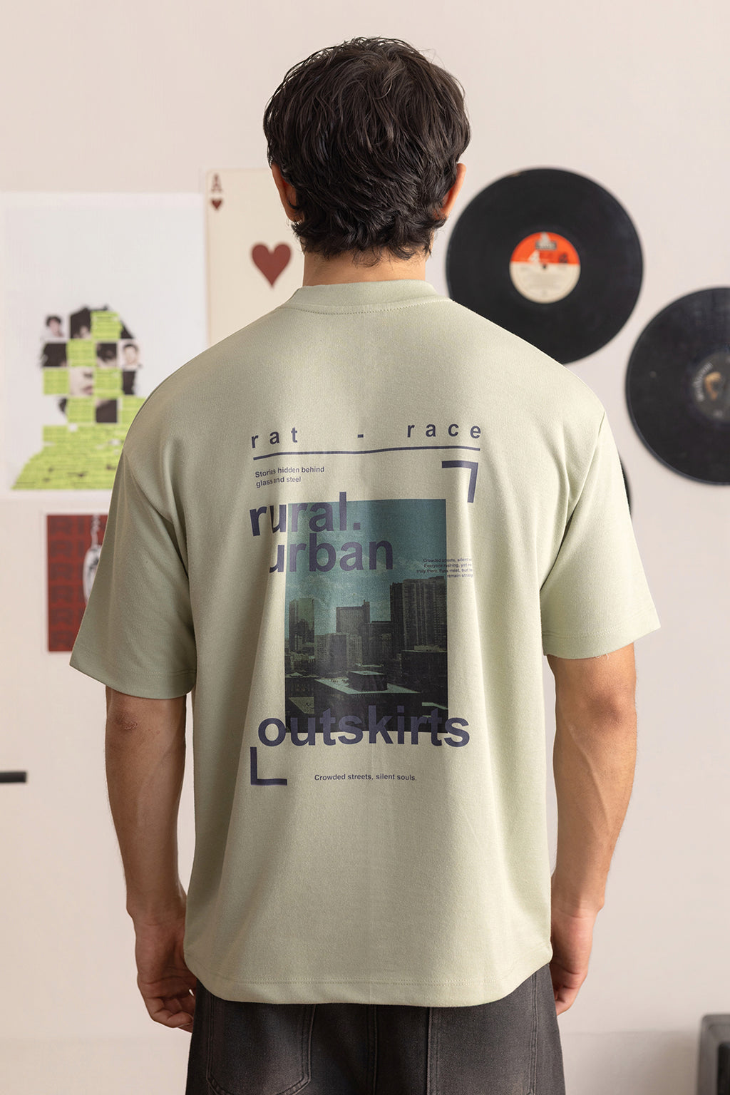 Oversized Graphic T-Shirt - D145