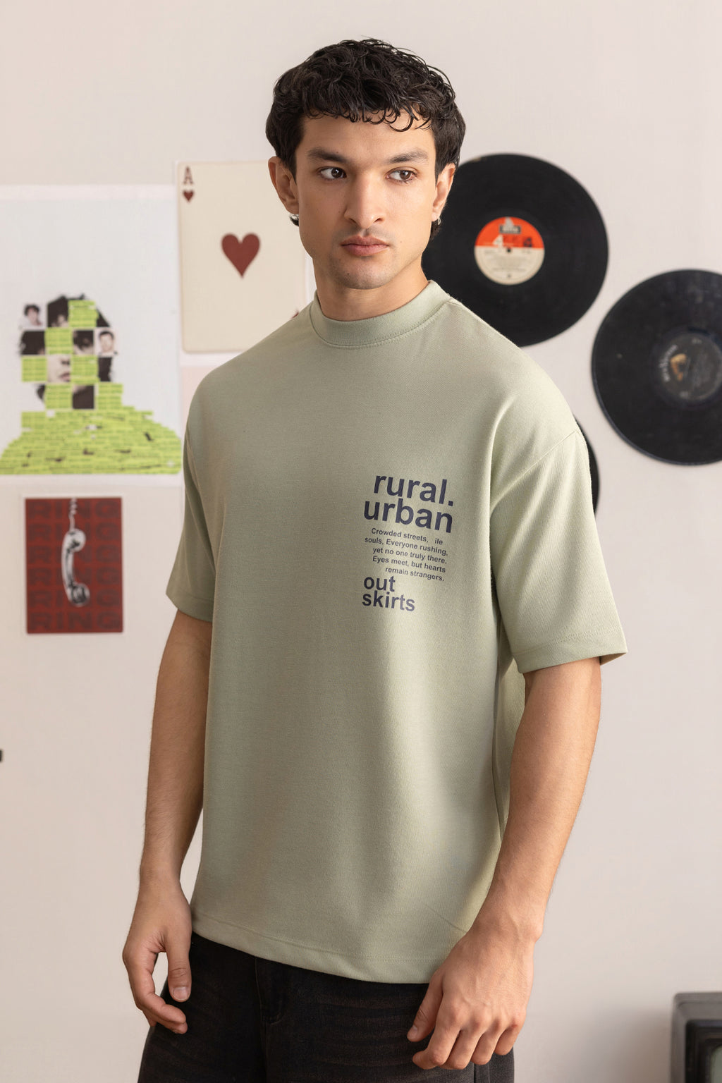 Oversized Graphic T-Shirt - D145