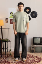 Oversized Graphic T-Shirt - D145