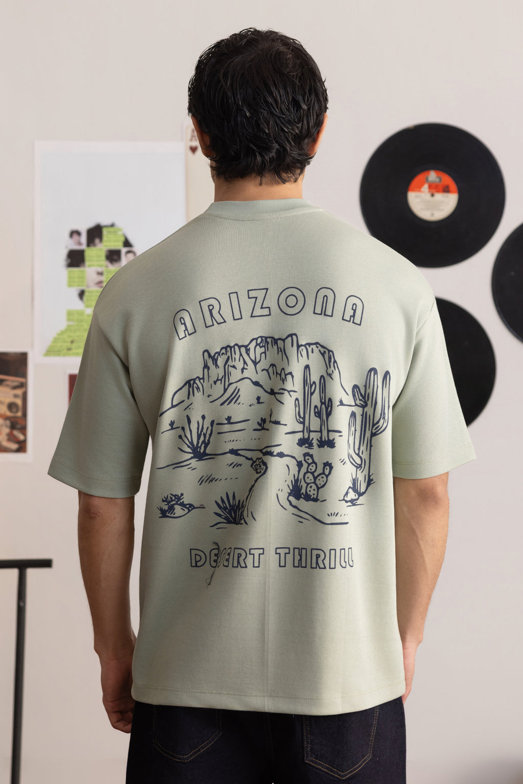 Oversized Graphic T-Shirt - D144
