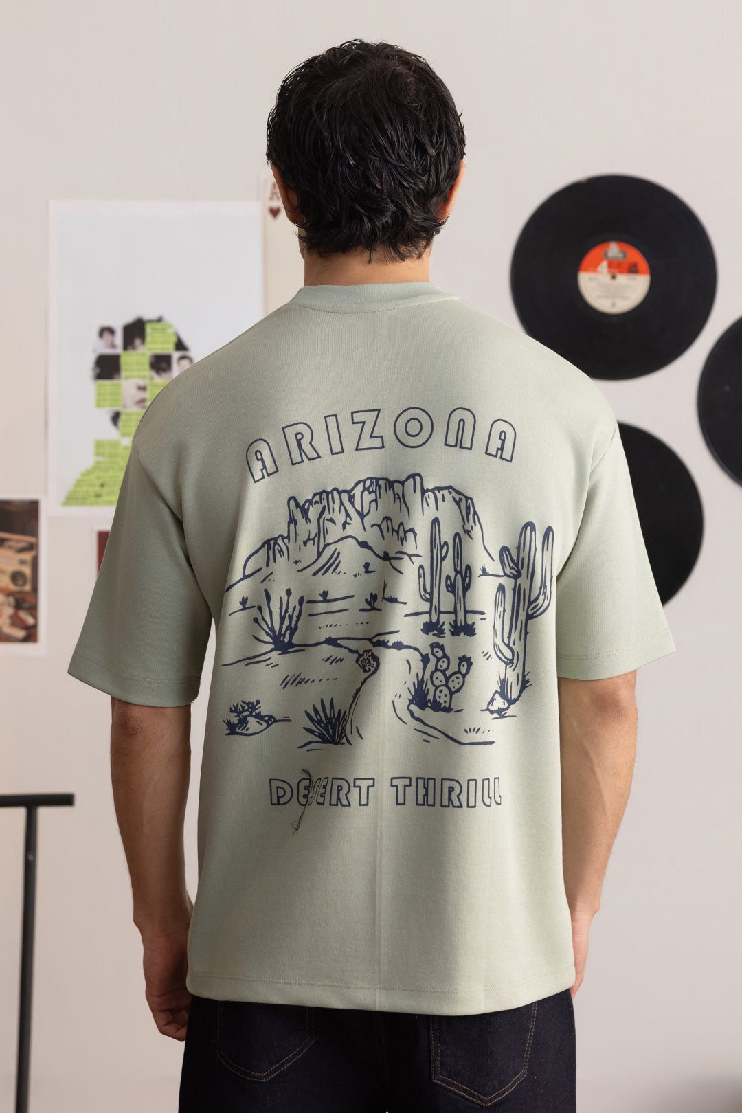Oversized Graphic T-Shirt - D144