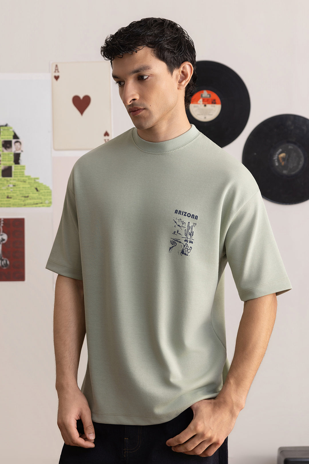 Oversized Graphic T-Shirt - D144