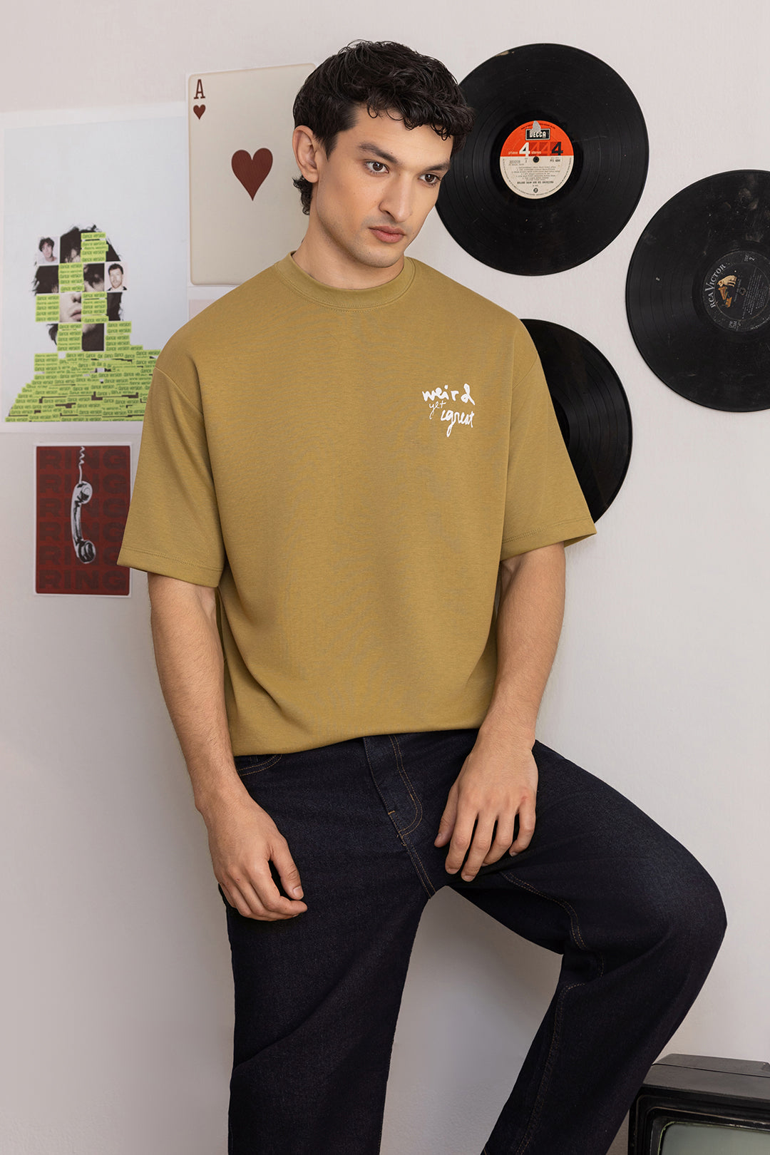 Oversized Graphic T-Shirt - D138