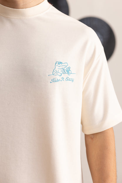 Oversized Graphic T-Shirt - D133