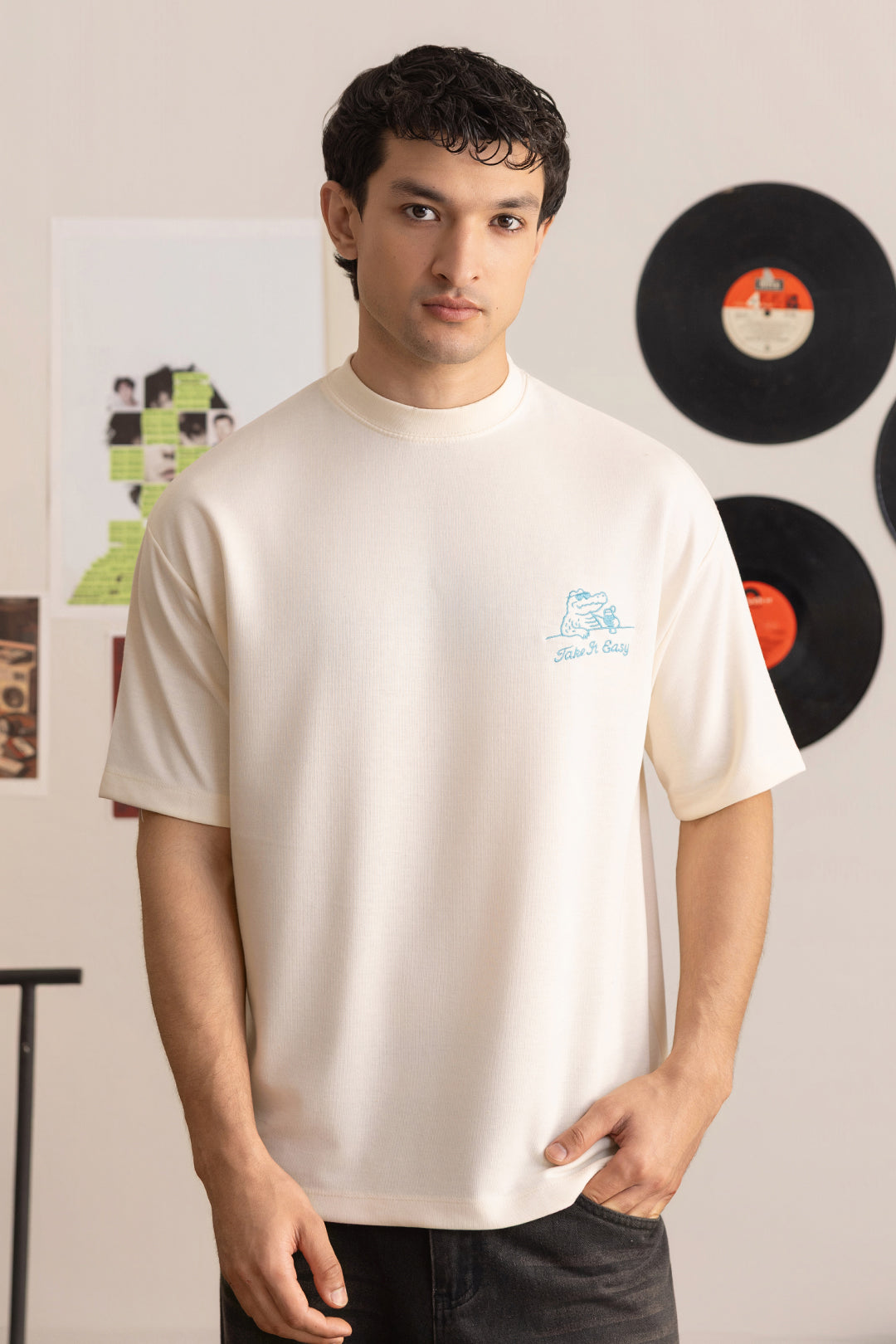 Oversized Graphic T-Shirt - D133