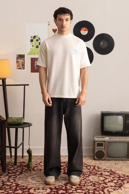 Oversized Graphic T-Shirt - D133