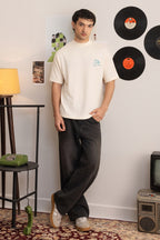 Oversized Graphic T-Shirt - D133