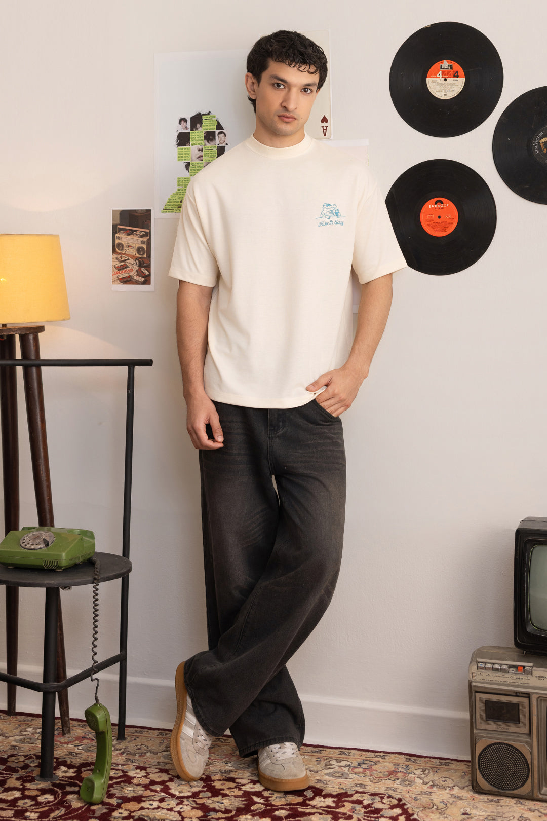 Oversized Graphic T-Shirt - D133