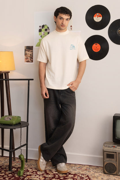 Oversized Graphic T-Shirt - D133