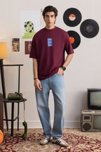Oversized Graphic T-Shirt - D125