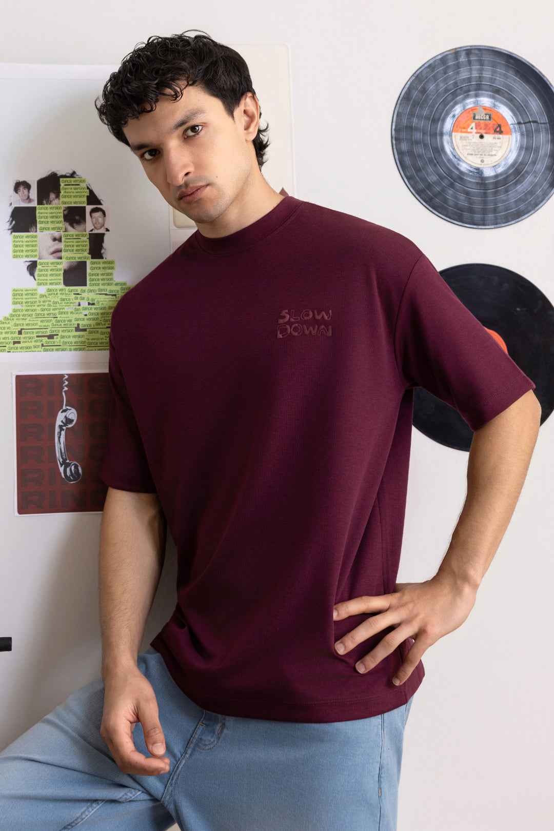 Oversized Graphic T-Shirt - D124