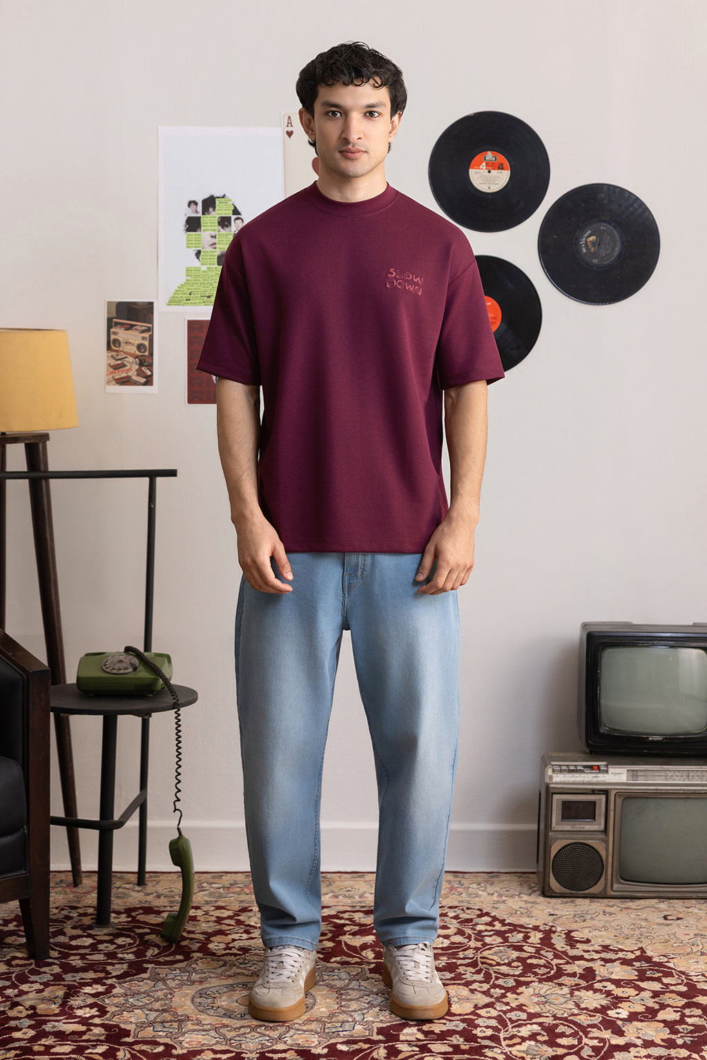 Oversized Graphic T-Shirt - D124