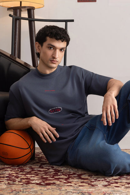 Oversized Graphic T-Shirt - D116