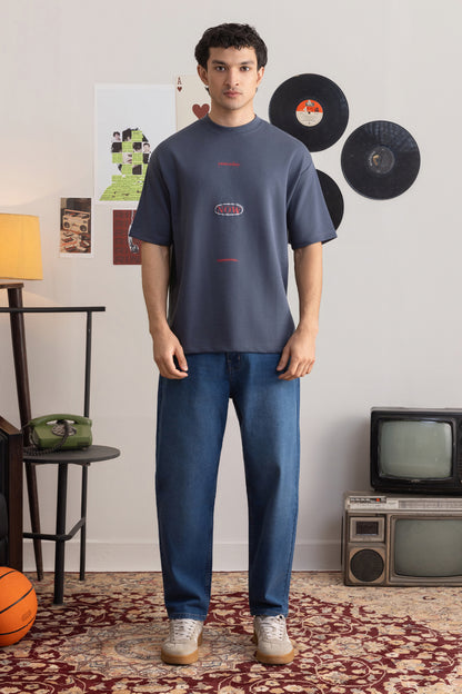 Oversized Graphic T-Shirt - D116