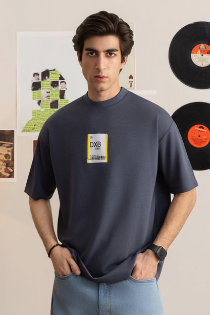 Oversized Graphic T-Shirt - D115