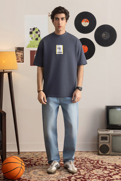 Oversized Graphic T-Shirt - D115