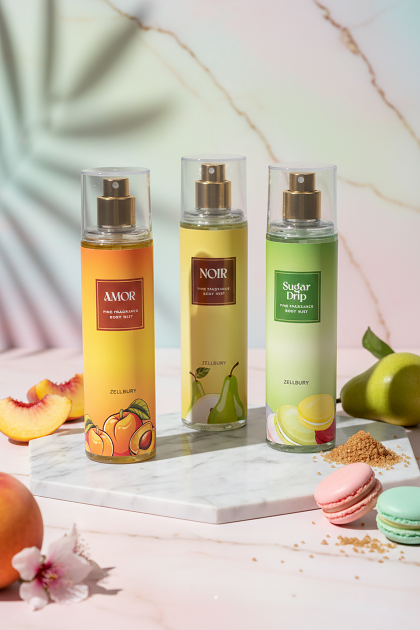 Body Mist Box Body Mist (Pack of 3)