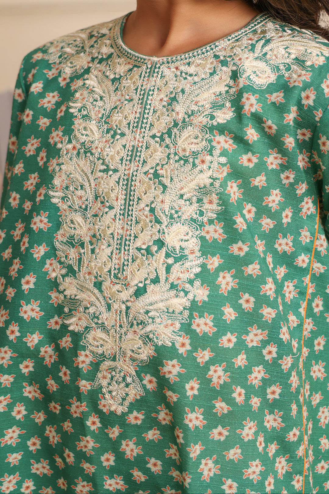 Embroidered Kurta - 1701